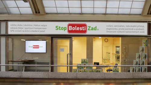 Kamenná prodejna STOP BOLESTI ZAD